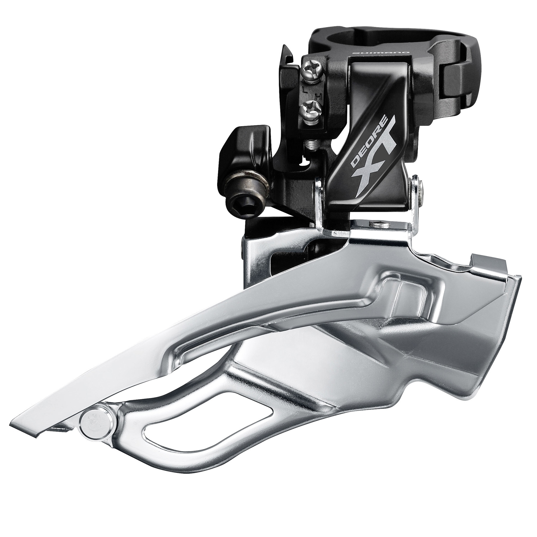Picture of Shimano Deore XT Trekking FD-T8000-H Down-Swing Front Derailleur 3x10-speed - High Clamp - black