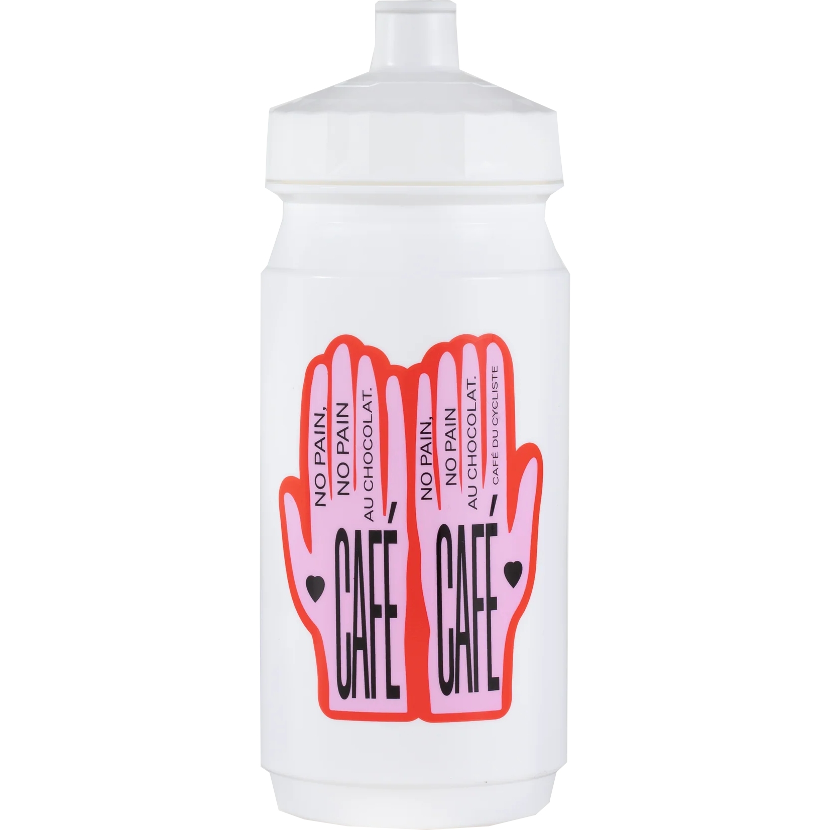 Café du Cycliste x Café Factory Team Bottle 550ml - white/bloom