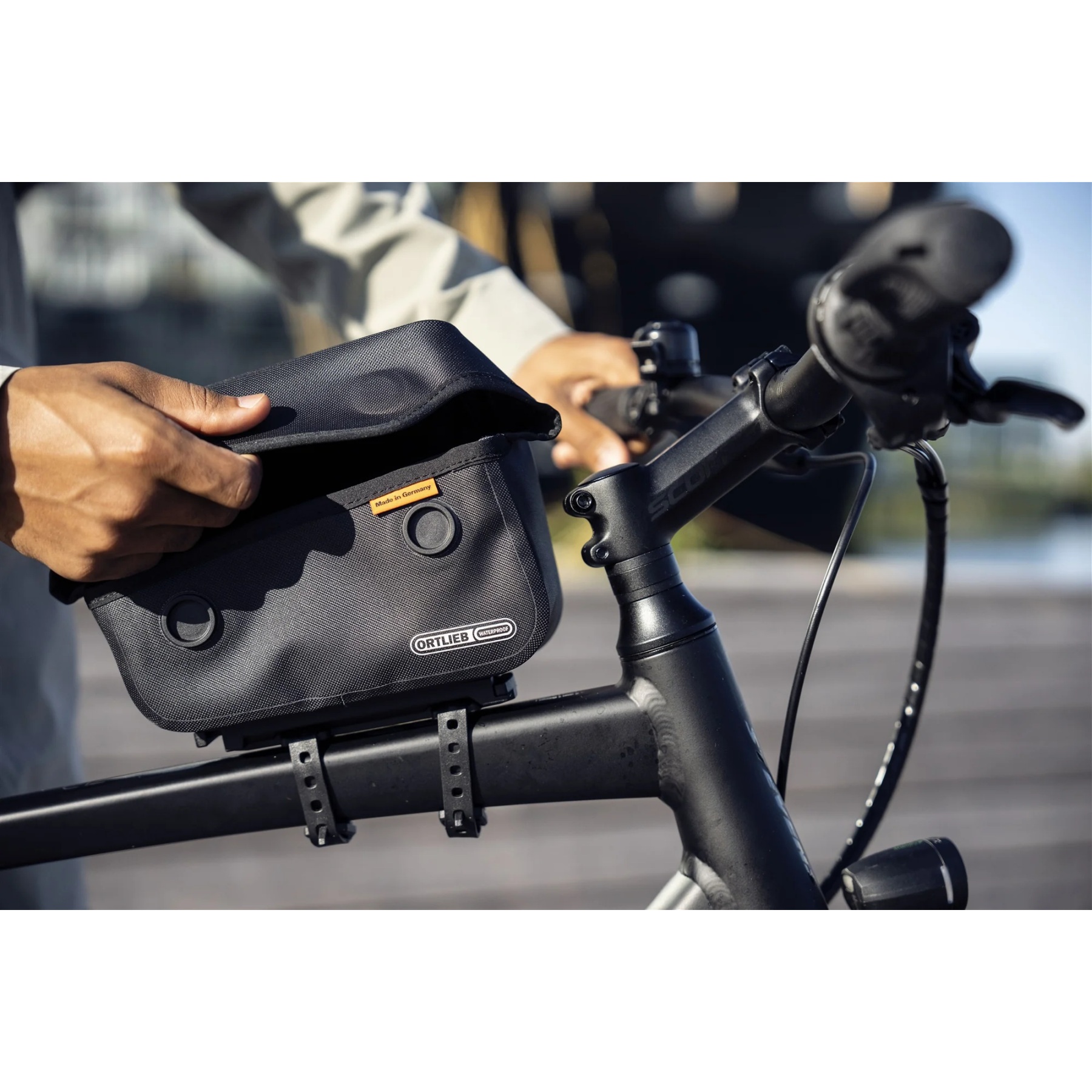 ORTLIEB Toptube-Bag - 1.5L - dark sand | BIKE24