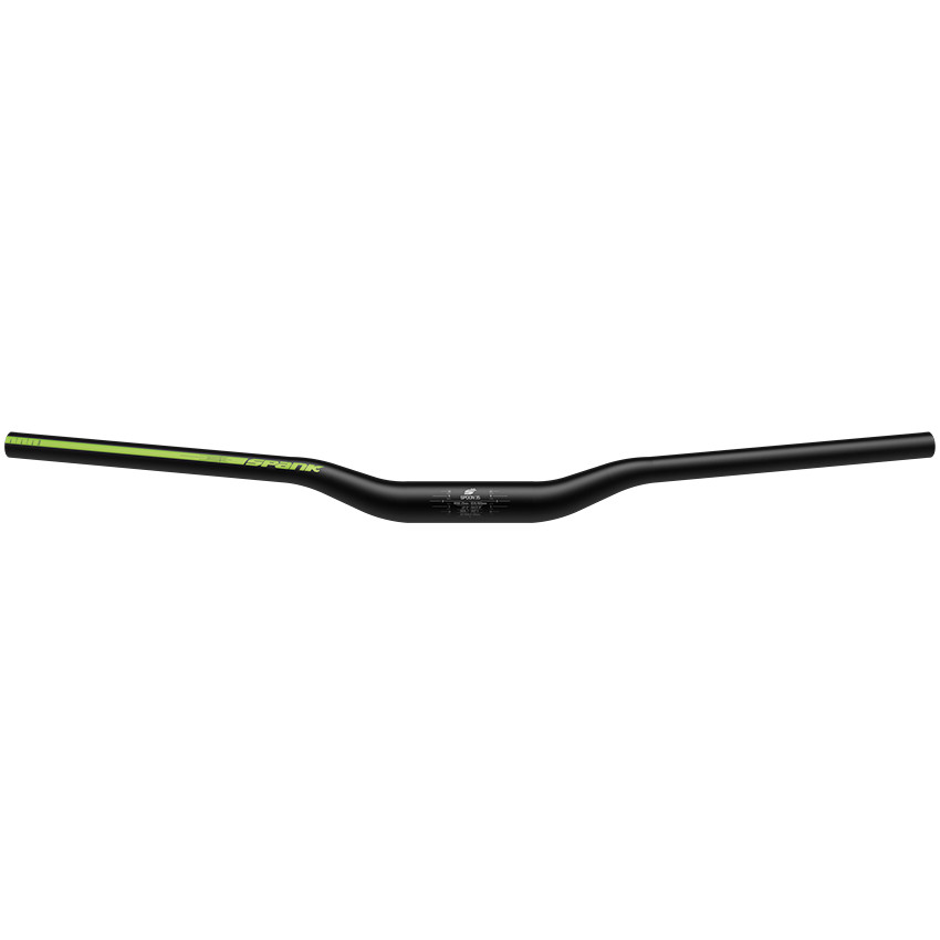 Picture of Spank Spoon 35 MTB Handlebar - shotpeen black/green