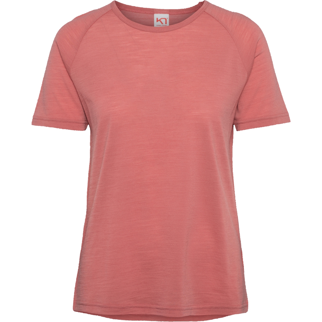 Kari Traa Sanne Wool T-Shirt Women - dark dusty orange pink