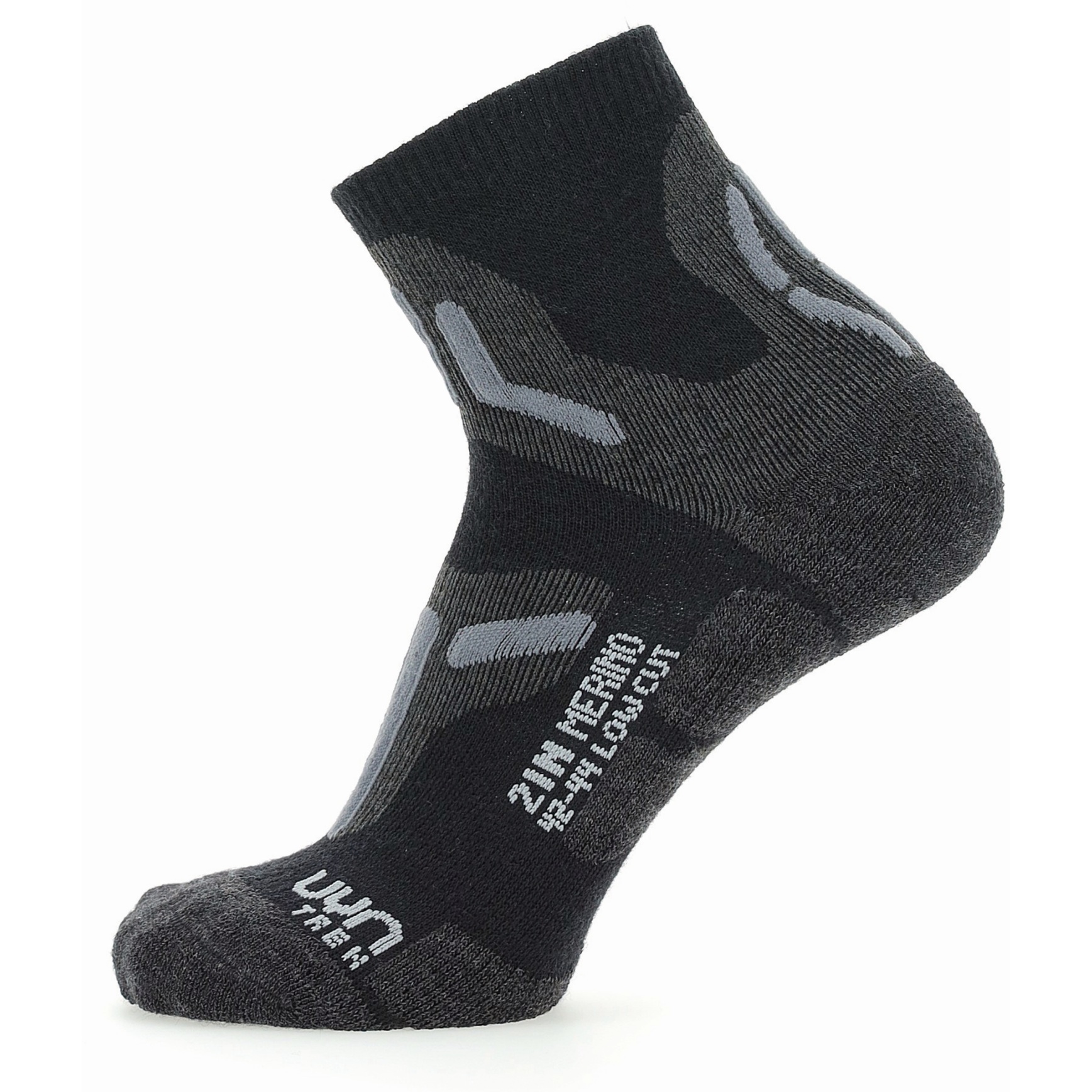 Produktbild von UYN Trekking 2In Merino Low Cut Socken - Schwarz/Grau