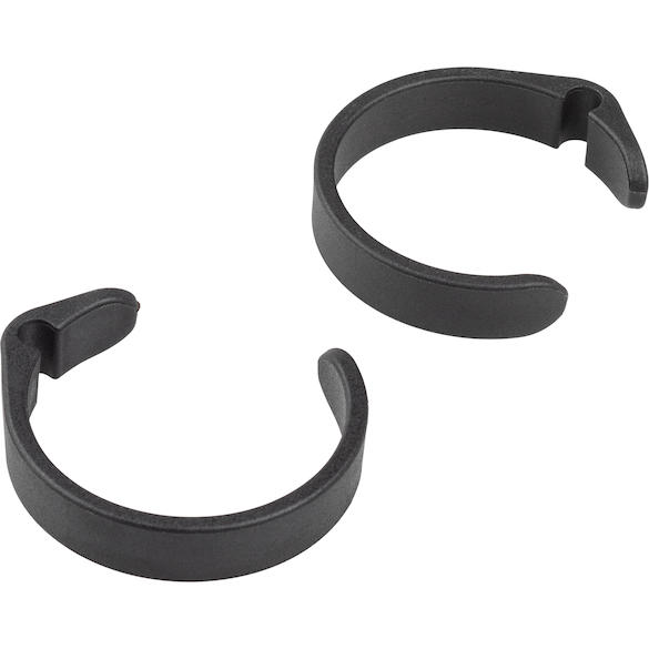 Produktbild von Jagwire Clip Rings zur Führung von Steuerkabeln am E-Bike - 28,0 - 31,8mm | 10 Stück