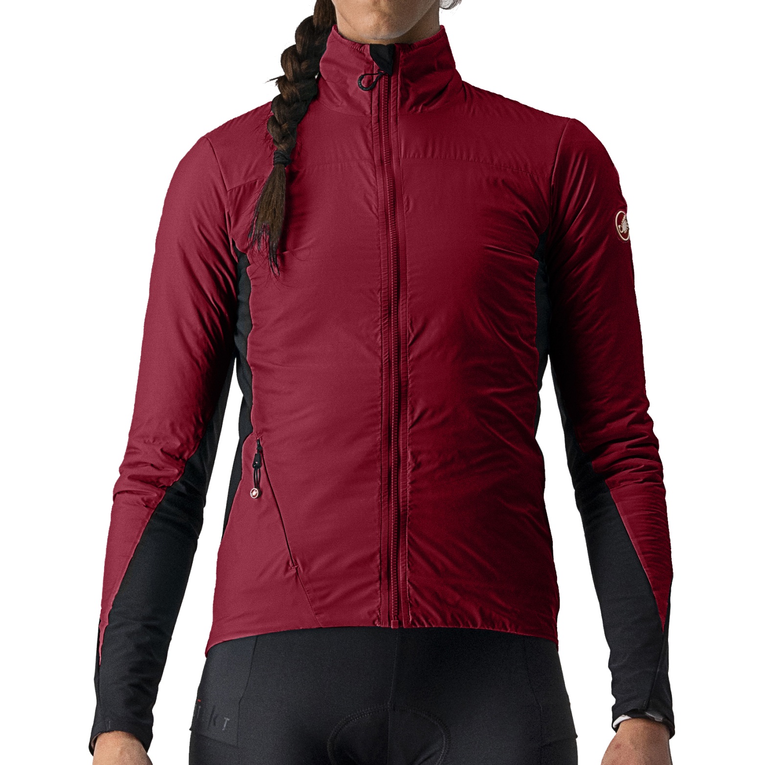 Picture of Castelli Unlimited W Puffy Jacket Women&#039;s - bordeaux/black-brilliant pink 421