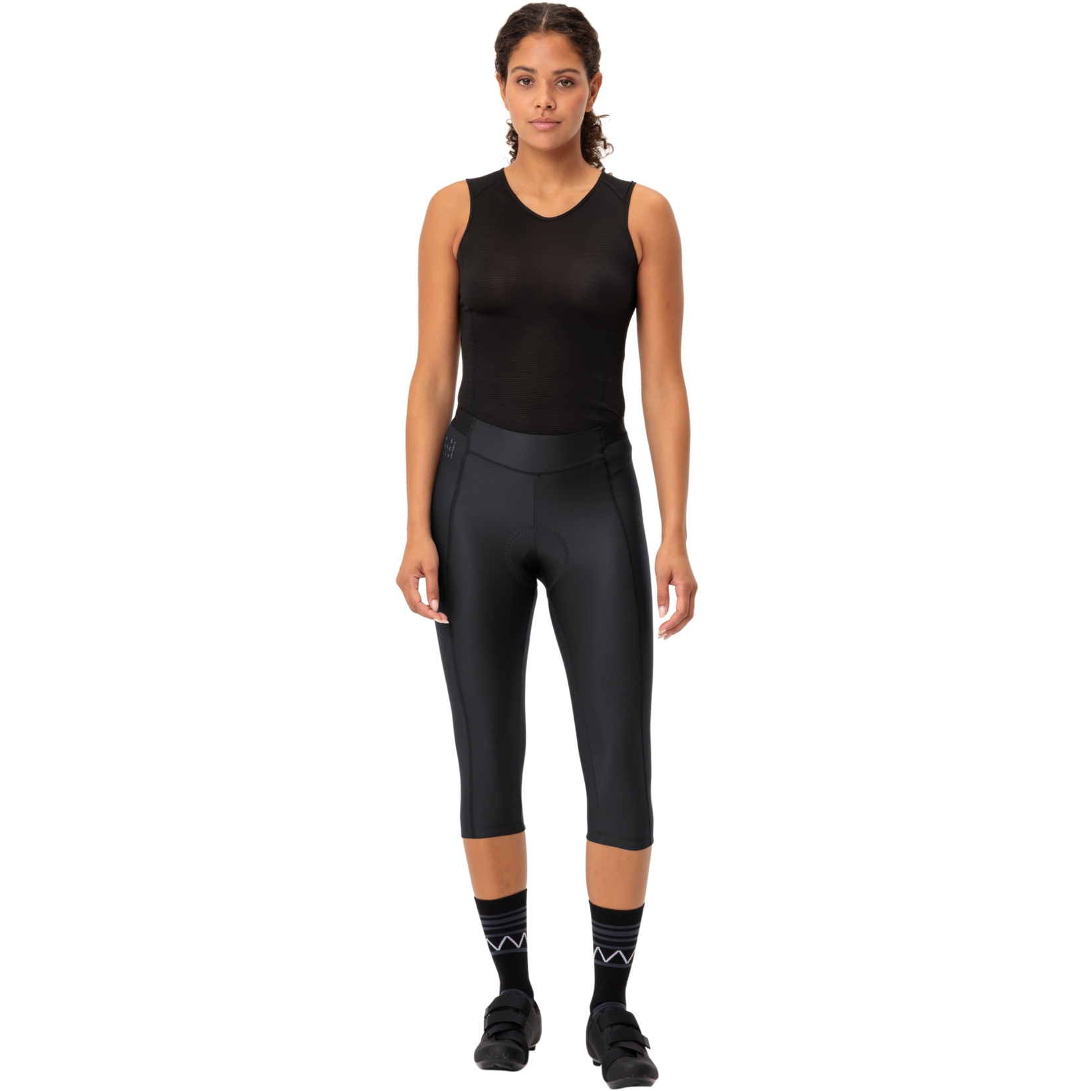 Leggings Corti Palestra Pantaloncini Ciclismo Donna Vita Alta