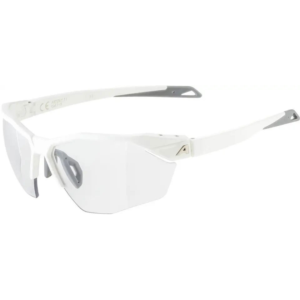 Alpina Twist Six S HR V Glasses - white matt / Varioflex black