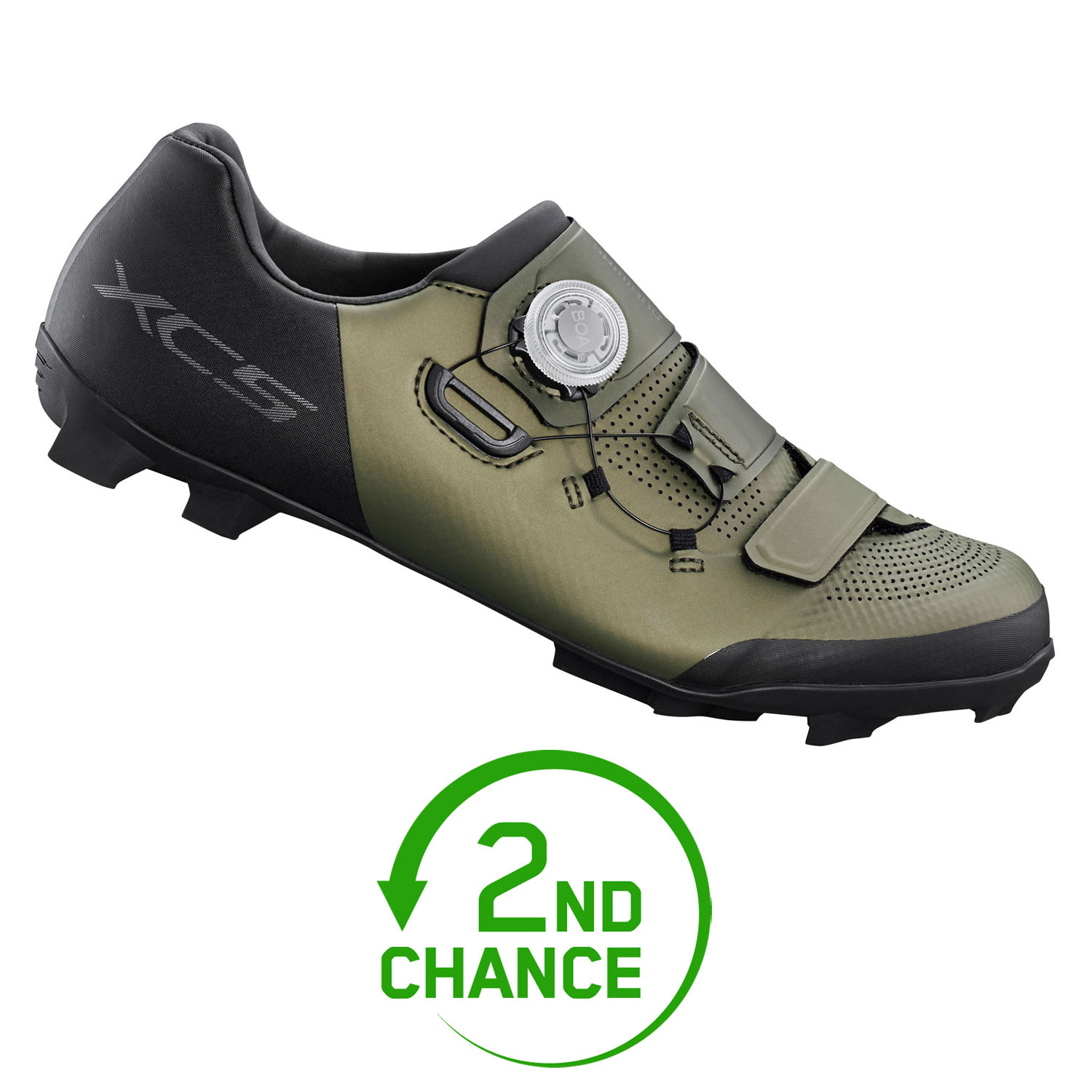 Shimano SH-XC502 Bike Shoes - Moss Green - 2nd Choice