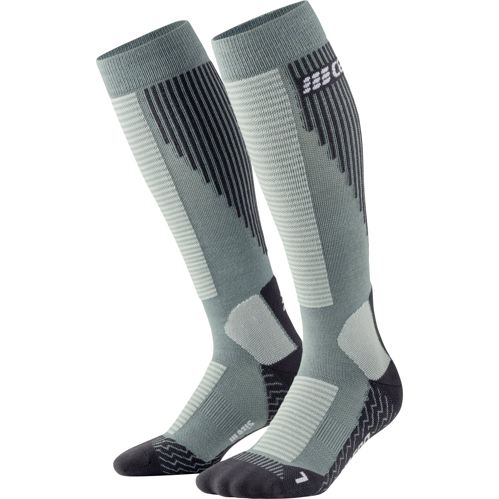 Produktbild von CEP Cold Weather Tall Kompressionssocken V2 Herren - blau/grau