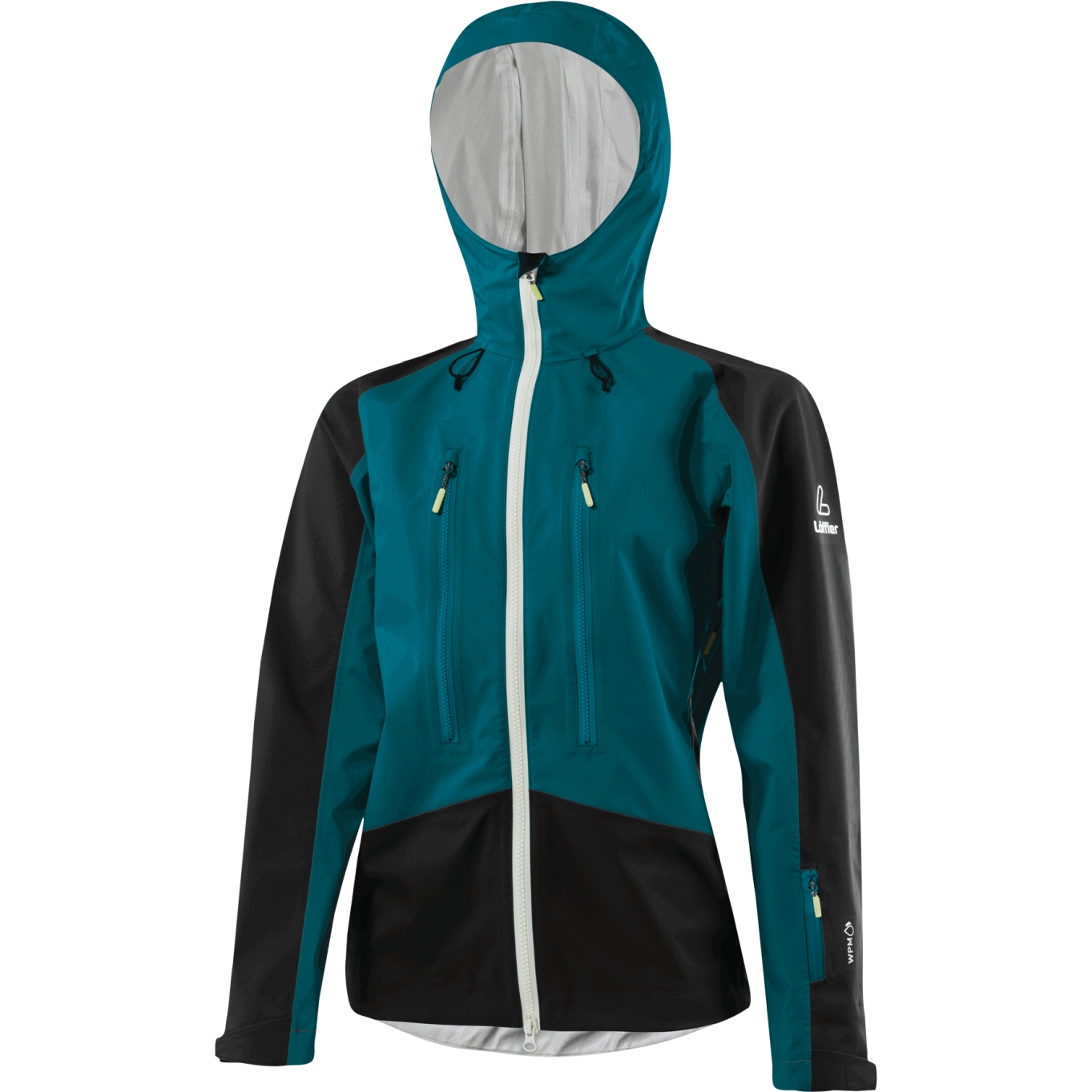 Picture of Löffler Severo WPM Protect Hooded Jacket Women - blue coral 373