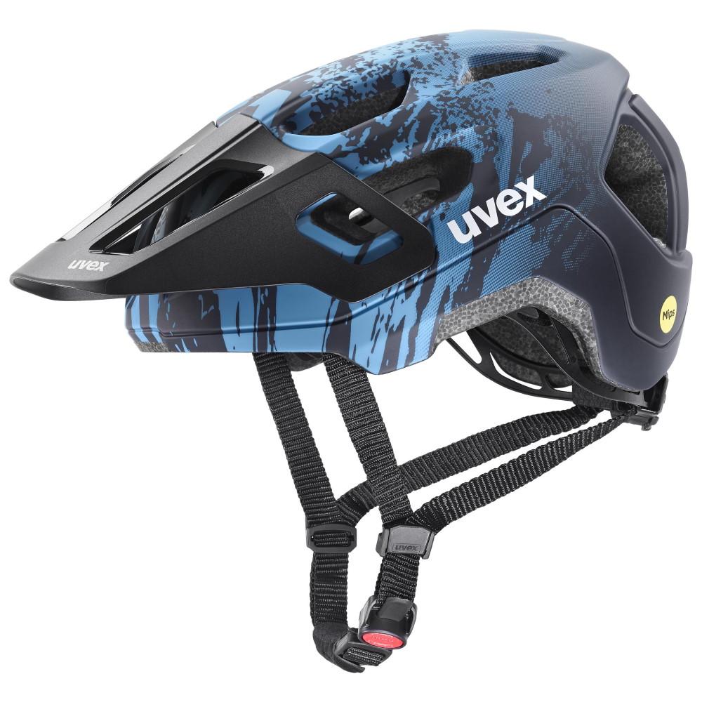 Picture of Uvex react jr. MIPS Kids Helmet - azure-deep space matt