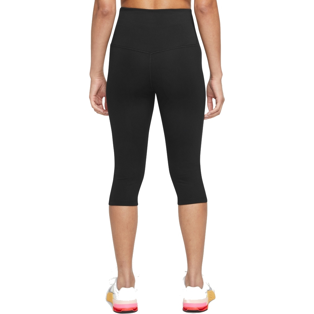 Nike One Dri-FIT High-Rise Capri Tights Women - black/white DV9024-010