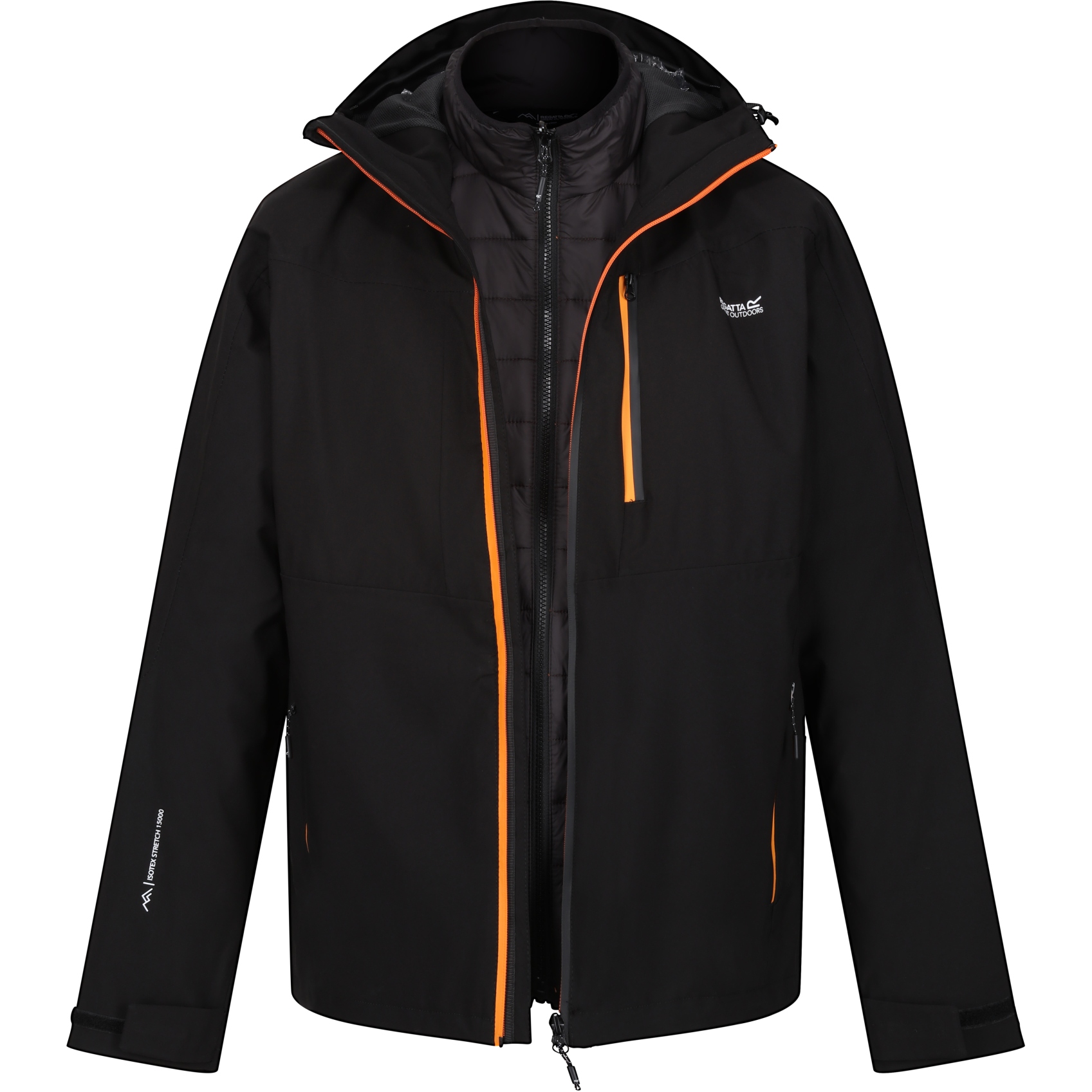 Regatta Wentwood VIII 3-in-1 Jacket - Black HZT