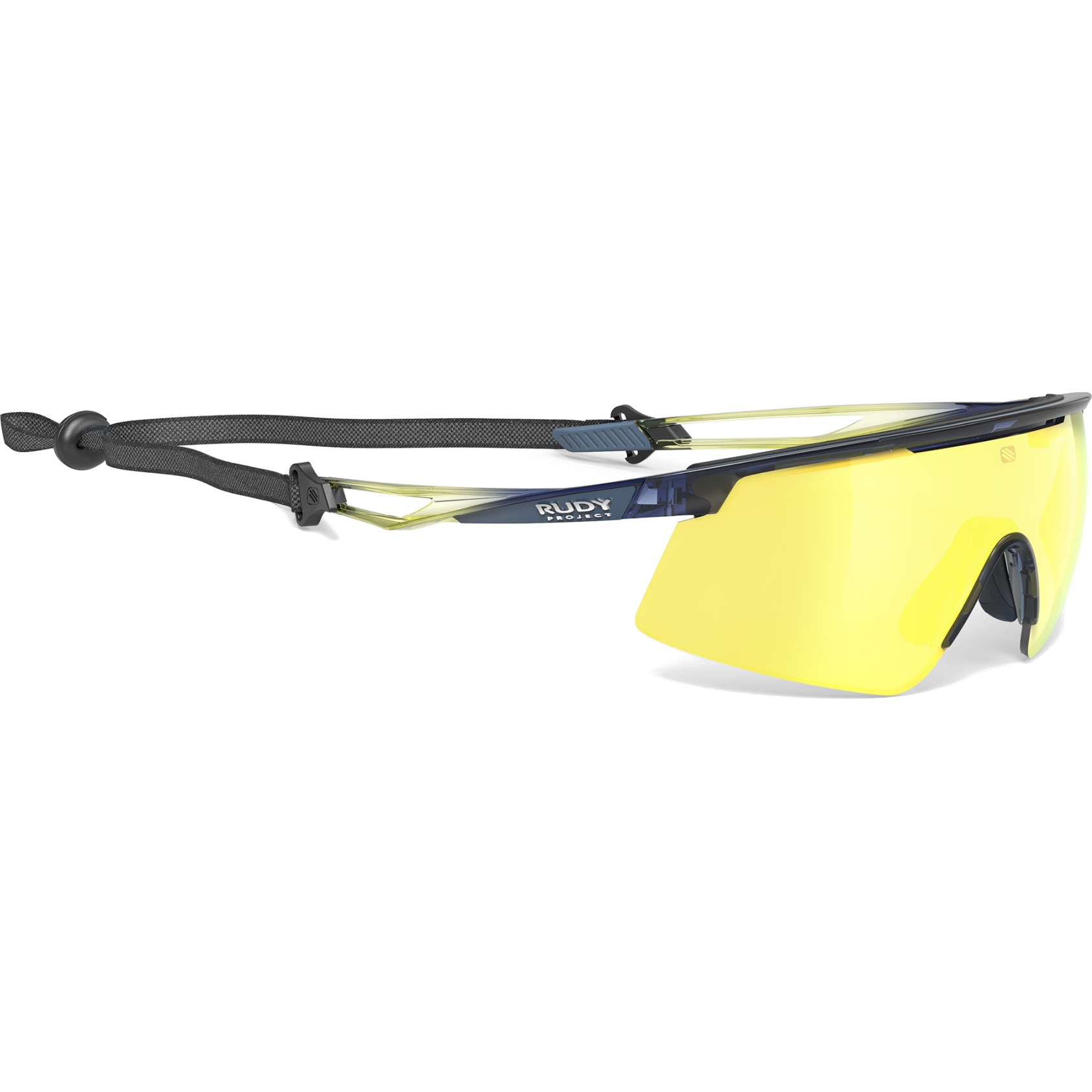 Produktbild von Rudy Project Turbolence Brille - Crystal Blue Avio Apple Green Fade Gloss/Multilaser Yellow