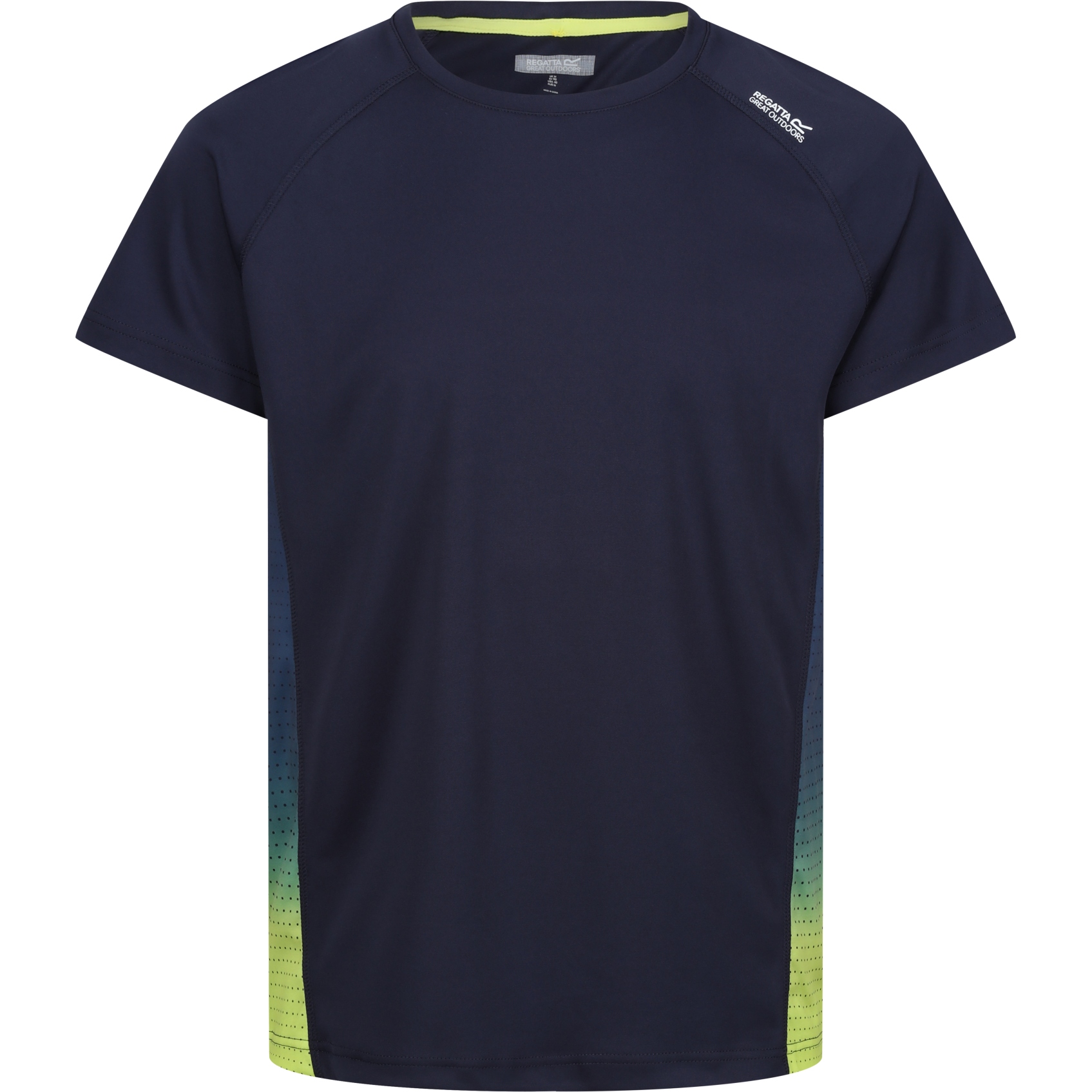 Produktbild von Regatta Corballis T-Shirt Herren - Navy/Citron Lime HS2