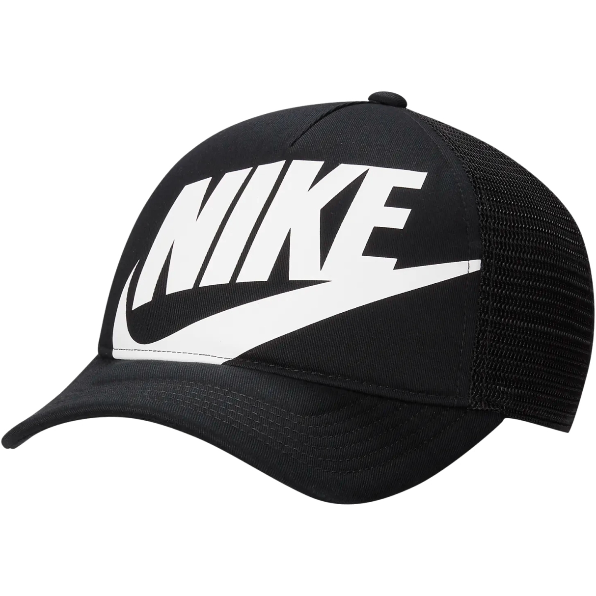 Picture of Nike Rise Structured Trucker Cap Kids - black/white FB5363-010