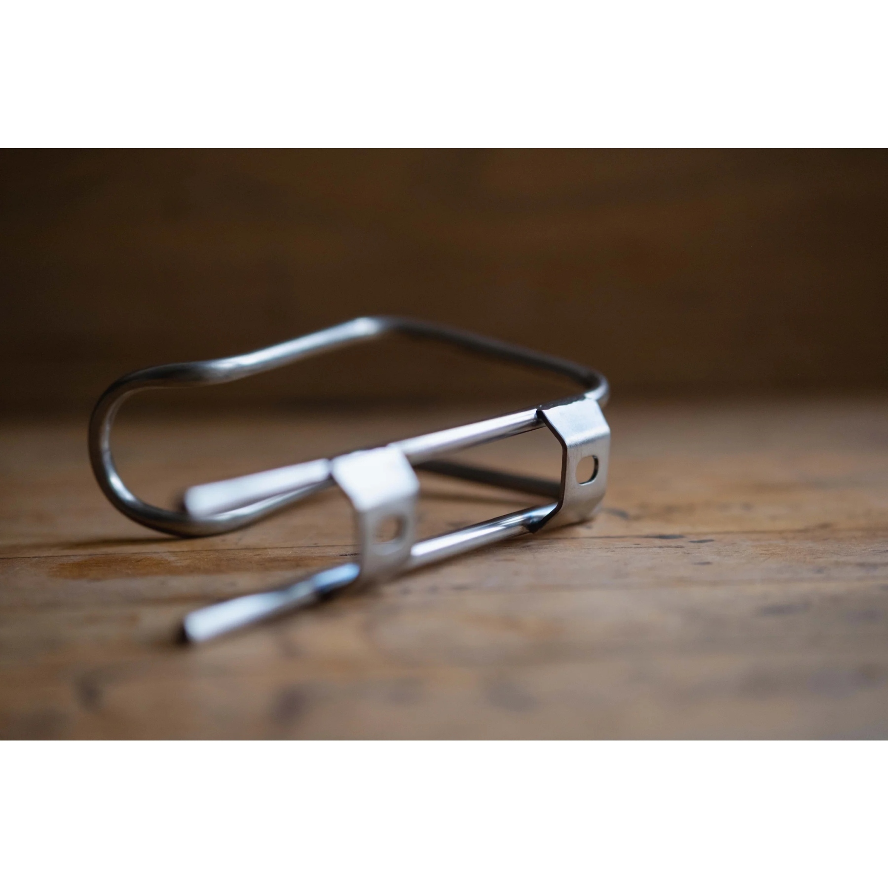 King Cage Oliver Flask Cage - Stainless Steel | BIKE24