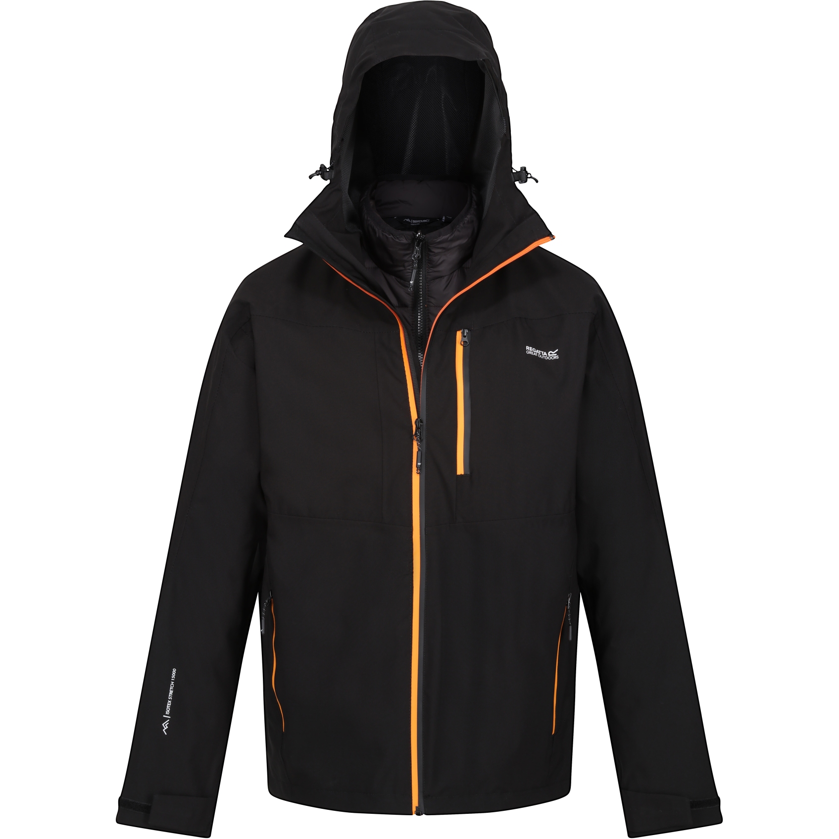 Regatta Wentwood VIII 3-in-1 Jacket - Black HZT