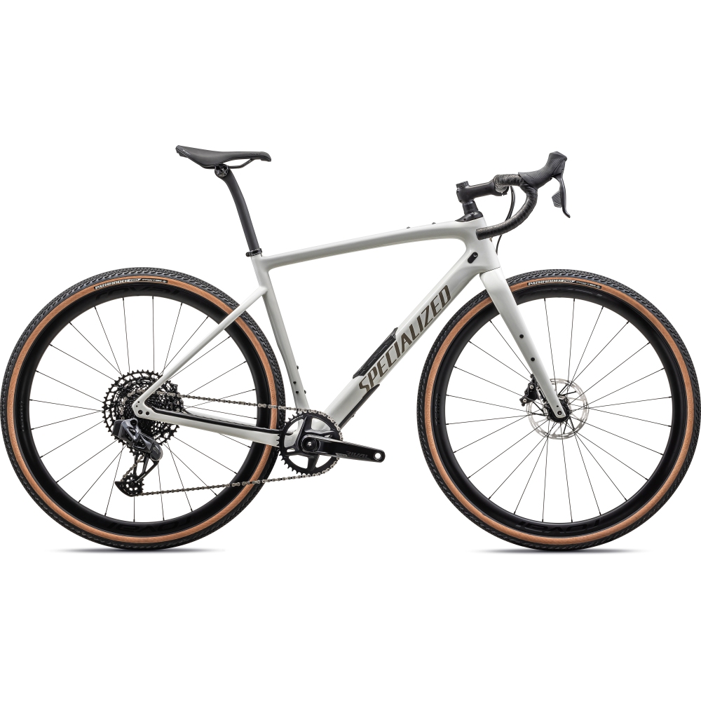 Productfoto van Specialized DIVERGE EXPERT - Carbon Gravel Bike - 2023 - gloss dune white / taupe