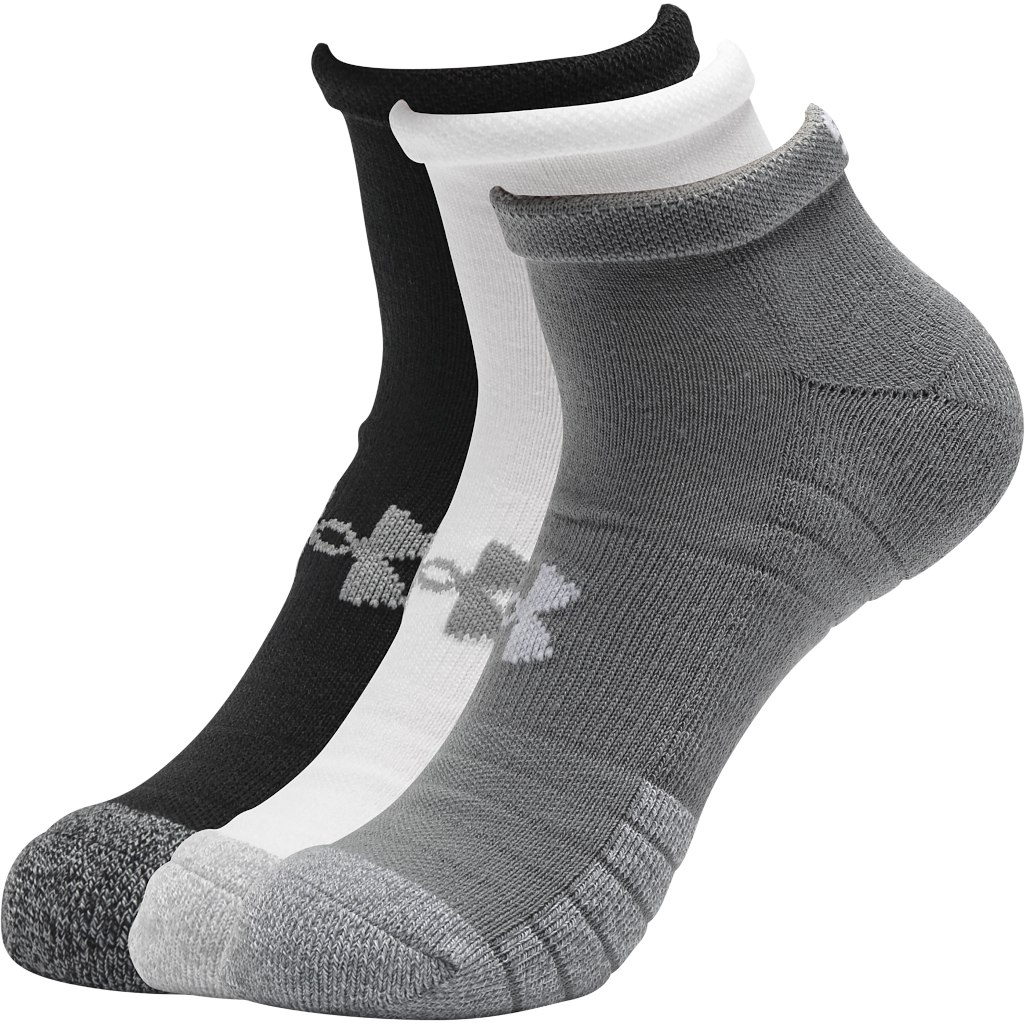 Under Armour Men's HeatGear Low Cut Socks 3Pk