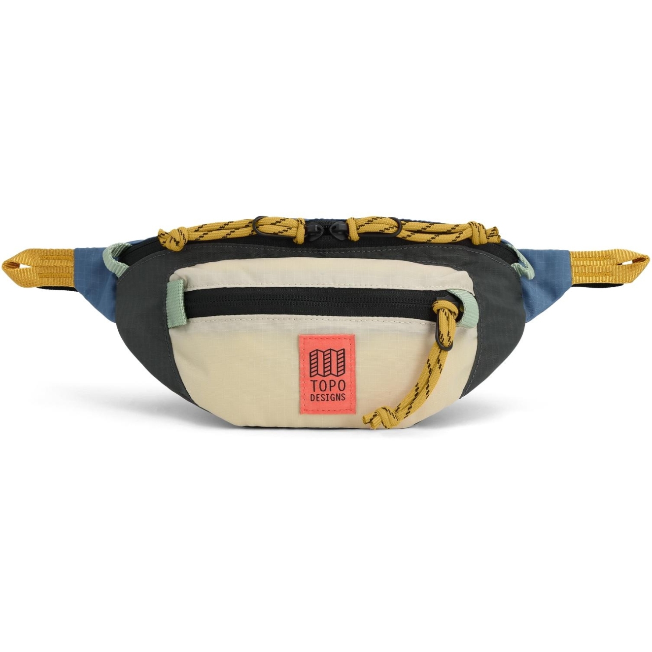 Produktbild von Topo Designs Mountain Gürteltasche - 2L - Stone Blue/Bone White