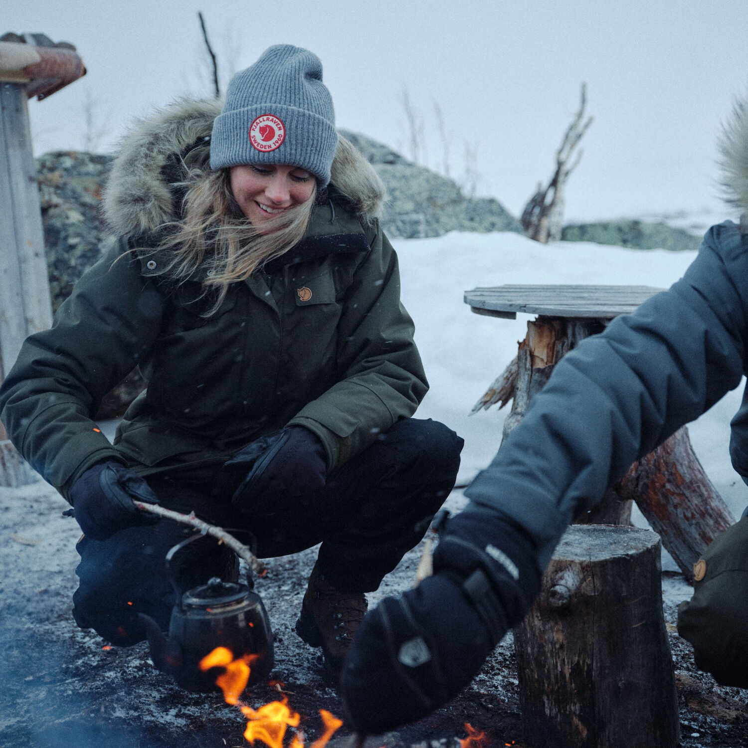 Graan Wild Memoriseren Fjällräven Nuuk Polar Parka Women - deep forest | BIKE24