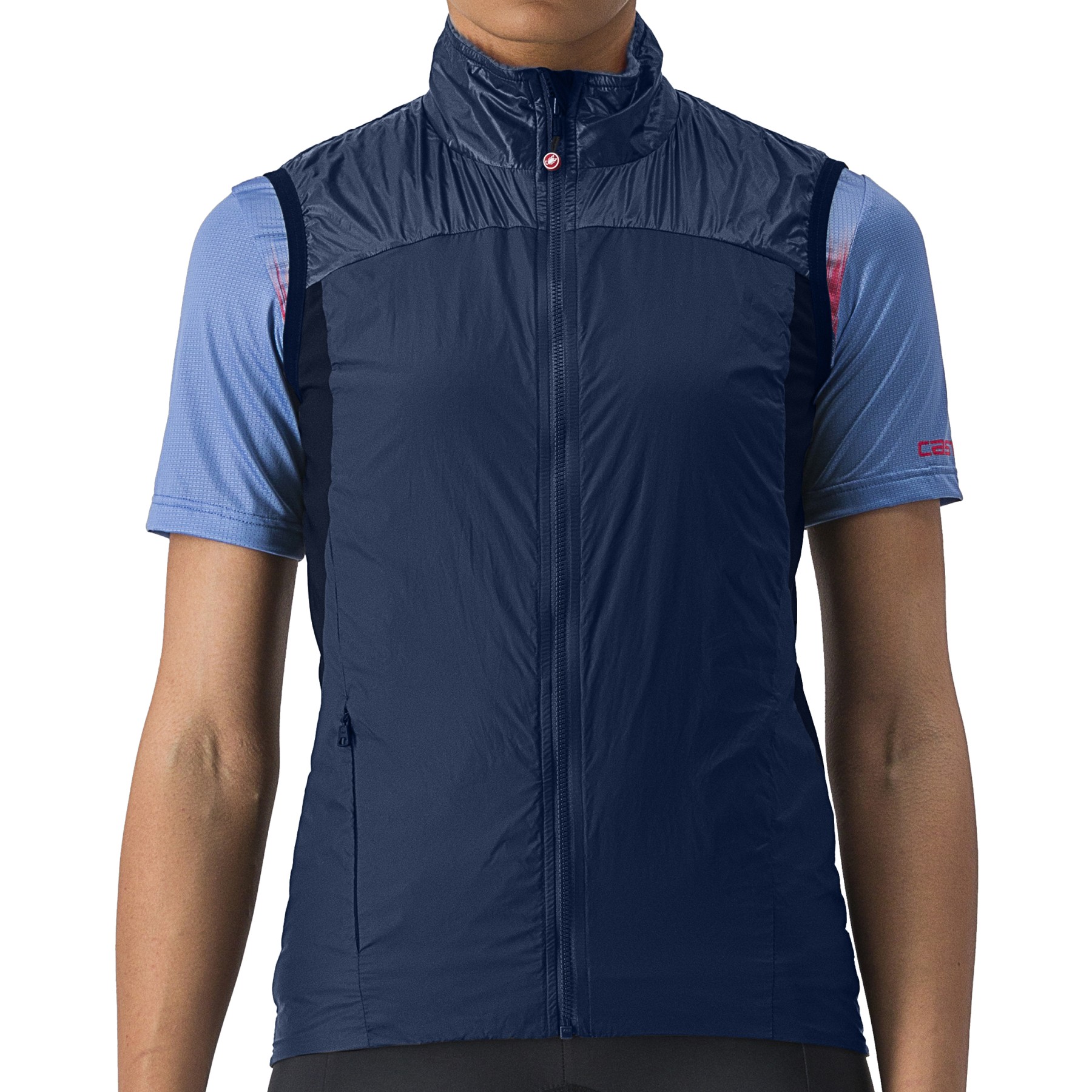 Picture of Castelli Unlimited Puffy Vest Women - austin blue/sterling blue 494