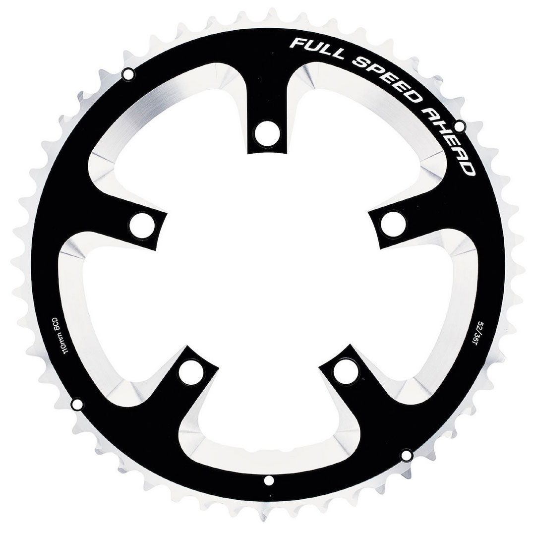 Picture of FSA Super Road Chainring 110mm compact N11 - 52 Teeth - black