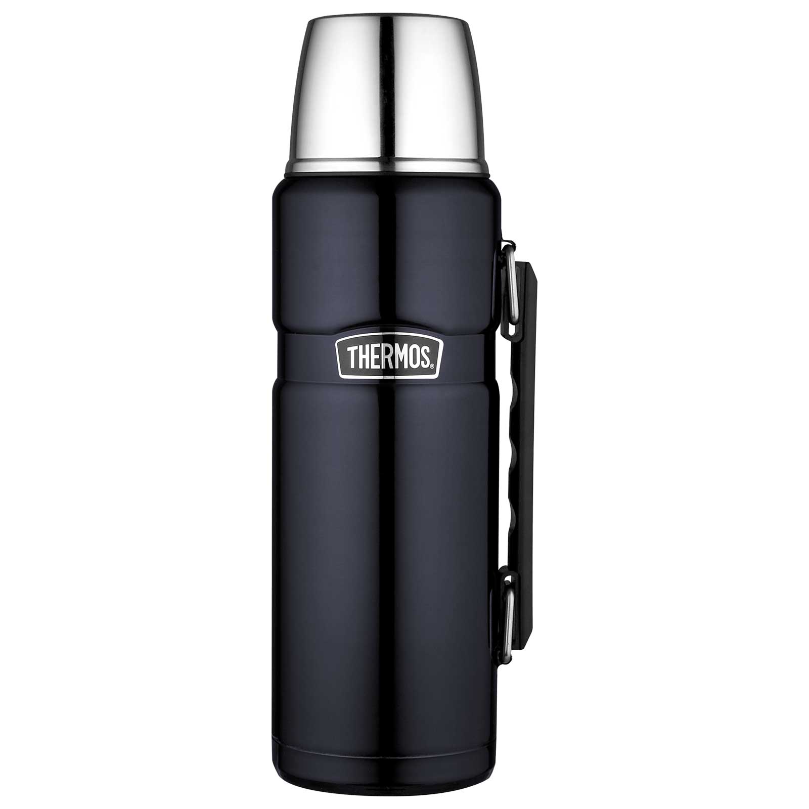 Productfoto van THERMOS® Stainless King Insulated Beverage Bottle 1.2L - midnight blue polished