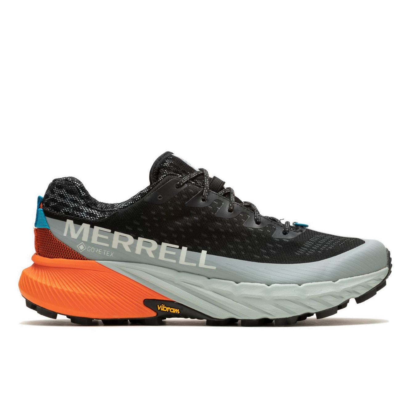 Picture of Merrell Agility Peak 5 GORE-TEX Trail Running Shoes Men - black/tangerine