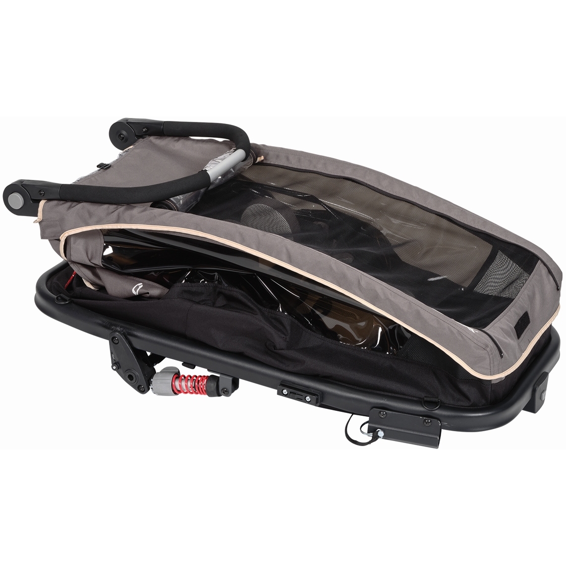 XLC Children's Bicycle Trailer Mono S Yellow Unisex Baby Bike