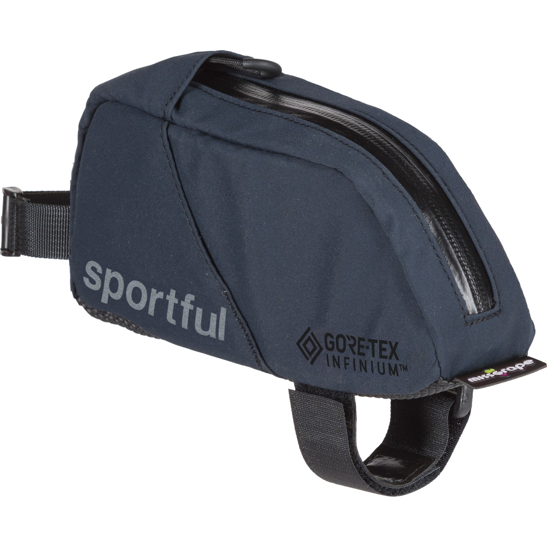 Sportful x Miss Grape Node Top Tube Bag - 002 Black Grey | BIKE24