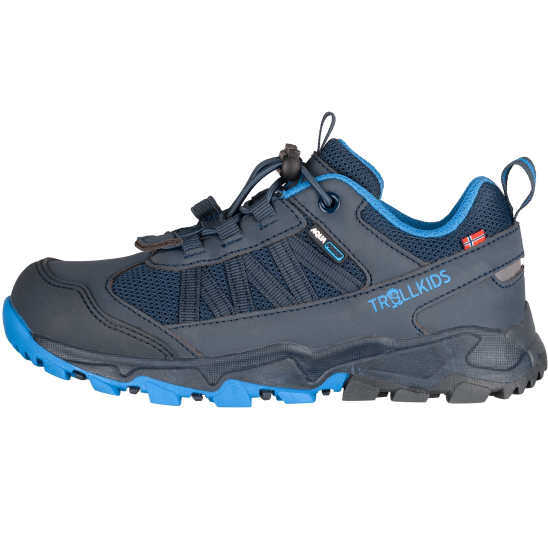 Picture of Trollkids Tronfjell Low Kids Hiker Shoes - Navy/Medium Blue