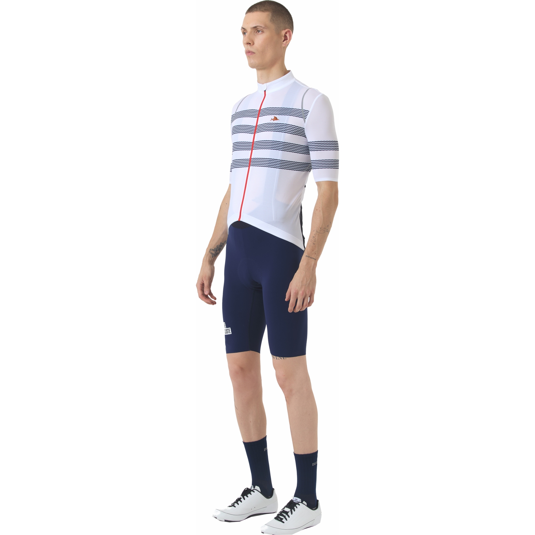 Café du Cycliste Mona 2.0 Short Sleeve Jersey Men - mariniere | BIKE24