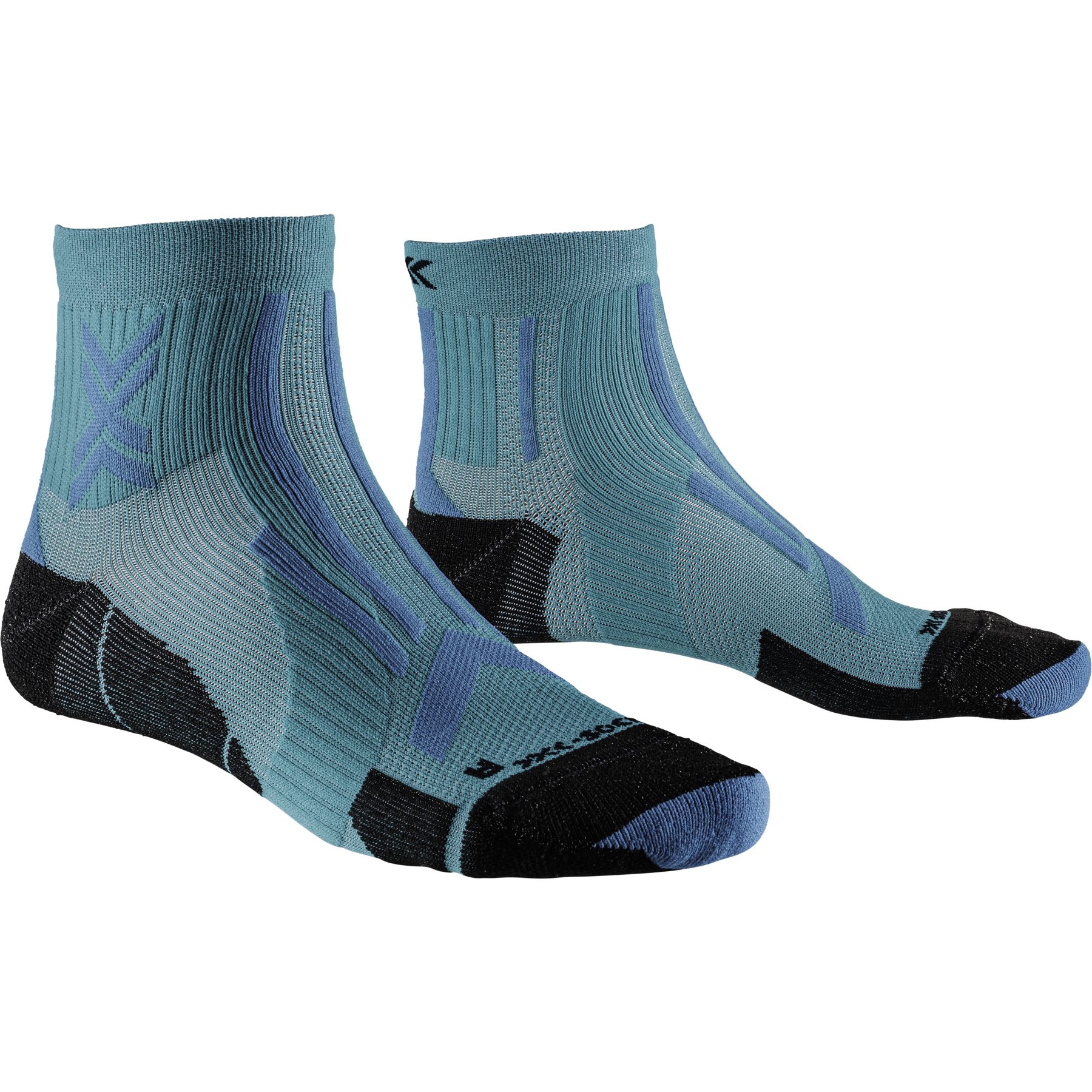 Produktbild von X-Socks Trailrun Perform Ankle Socken - lake green/sunset blue