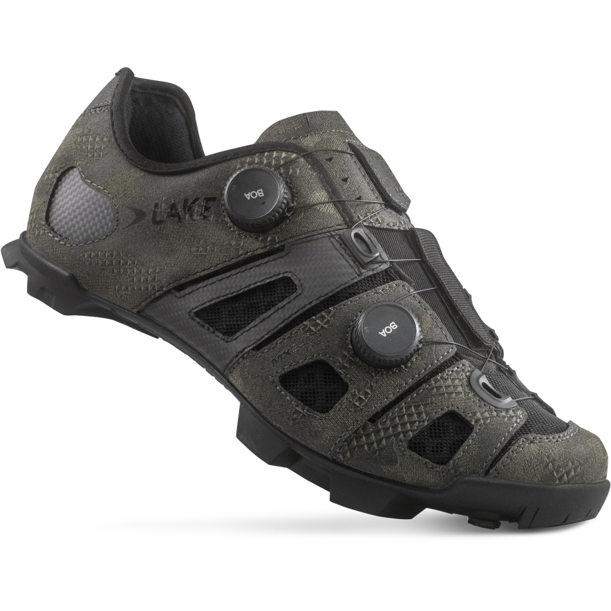 Picture of Lake MX242-X Wide MTB Shoes - Helcor Leather - camo