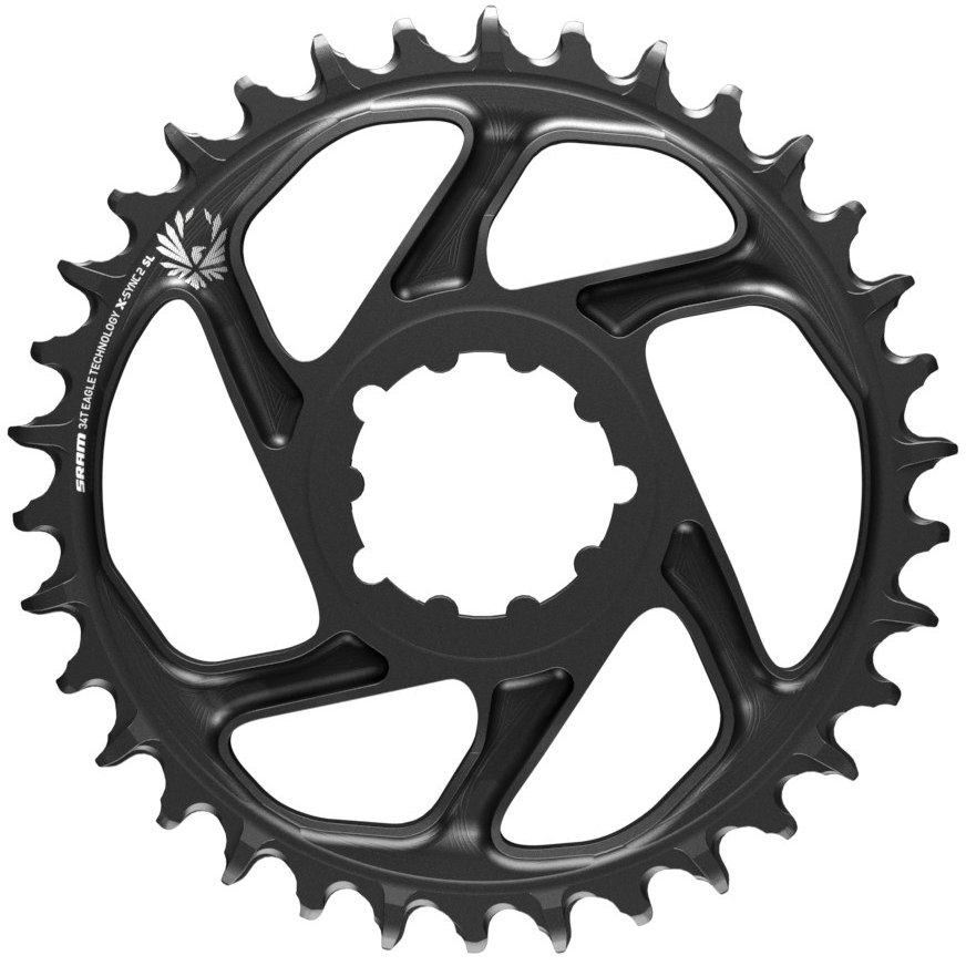 Picture of SRAM Eagle X-SYNC 2 SL Direct Mount Chainring - 6mm Offset - black