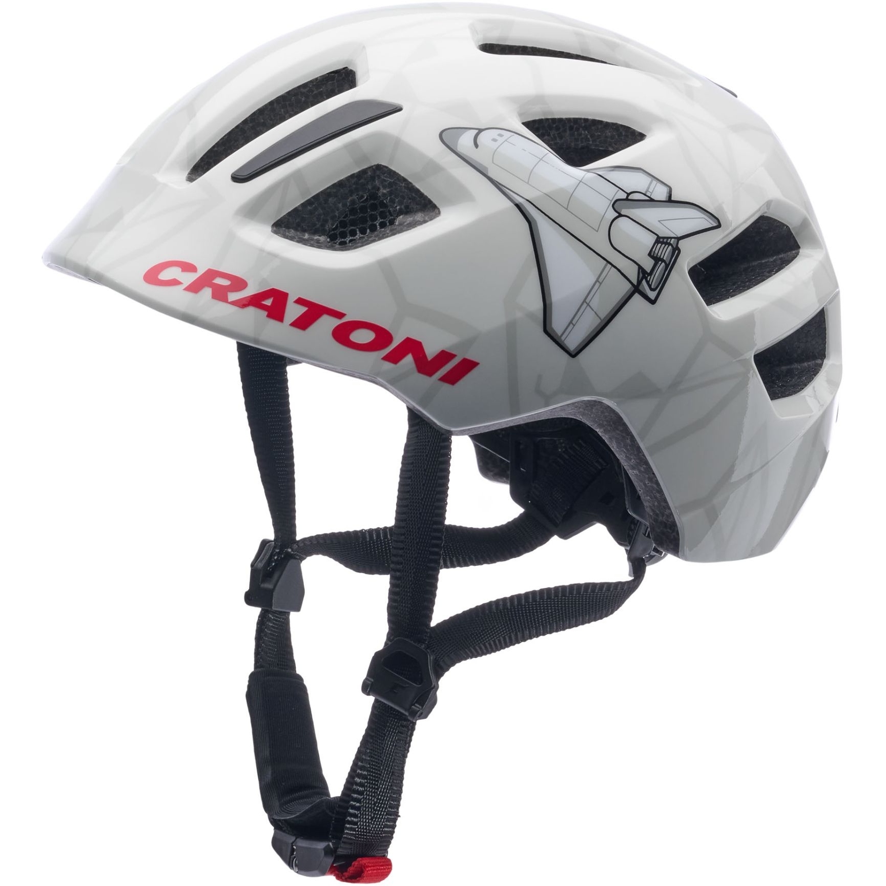 CRATONI Maxster Kinderfahrradhelm - rocket grey glossy | BIKE24 LU