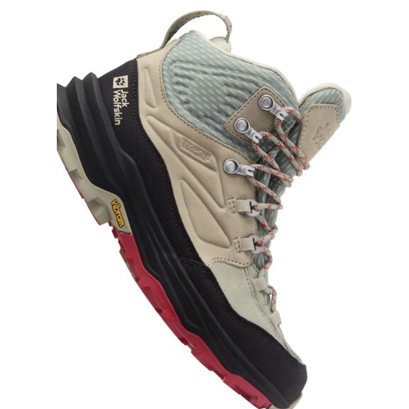 Jack Wolfskin Cyrox Texapore Mid Hiking Shoes Women - mint leaf