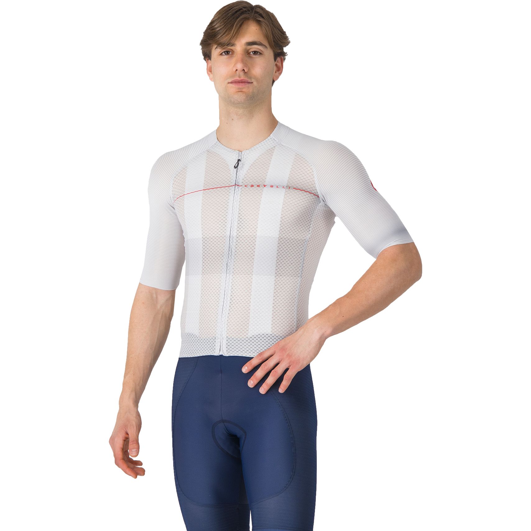 Castelli Maillot à manches courtes Prologo Lite, Beige | Bikeinn