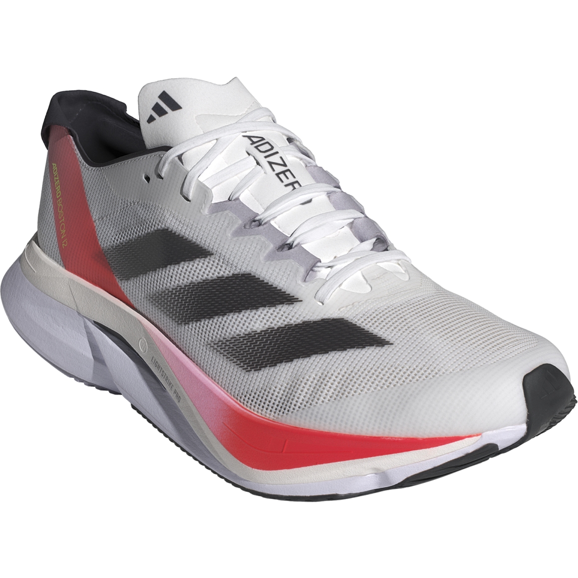 adidas Chaussures de course Homme Adizero Boston 12 cloud white aurora metal solar red IF9210