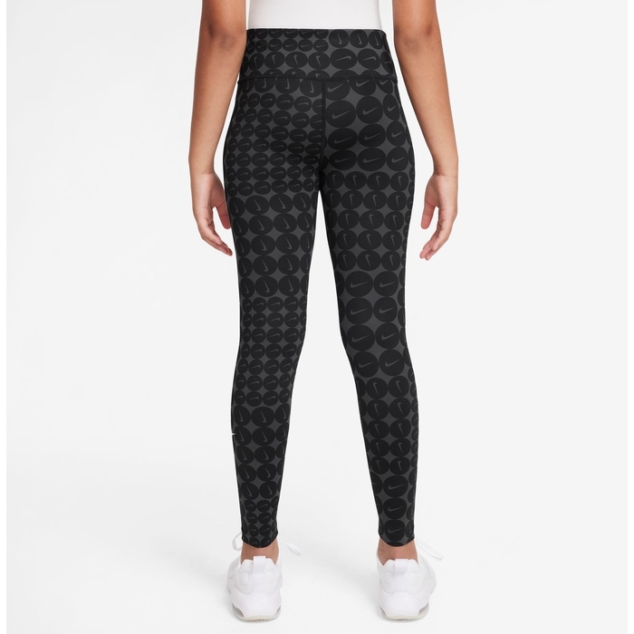 Nike One Dri-FIT High Tights Kids black/white HF8228-010 BIKE24