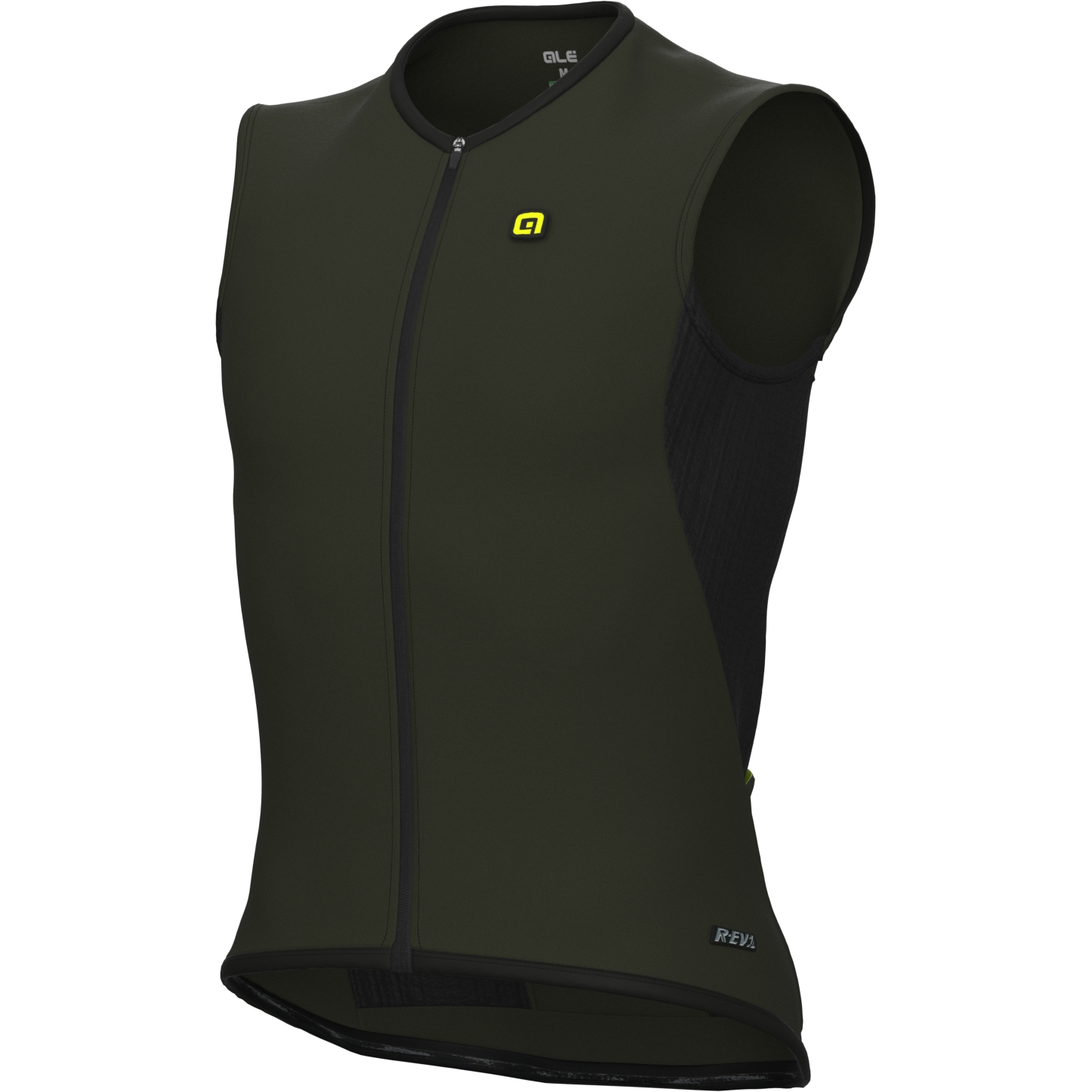 Image of Alé R-EV1 Thermo Vest - wood green
