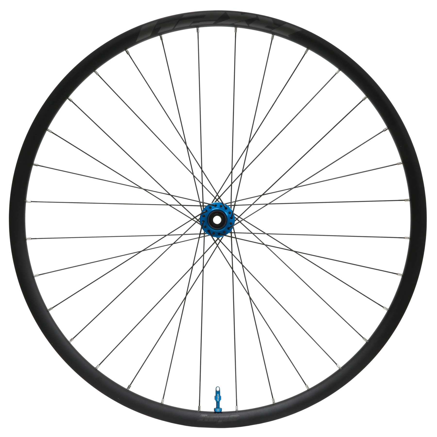 Produktbild von Hope RX24 - Pro 5 Vorderrad - 28&quot; | Clincher | 24-Loch | Centerlock - 12x100mm - blau