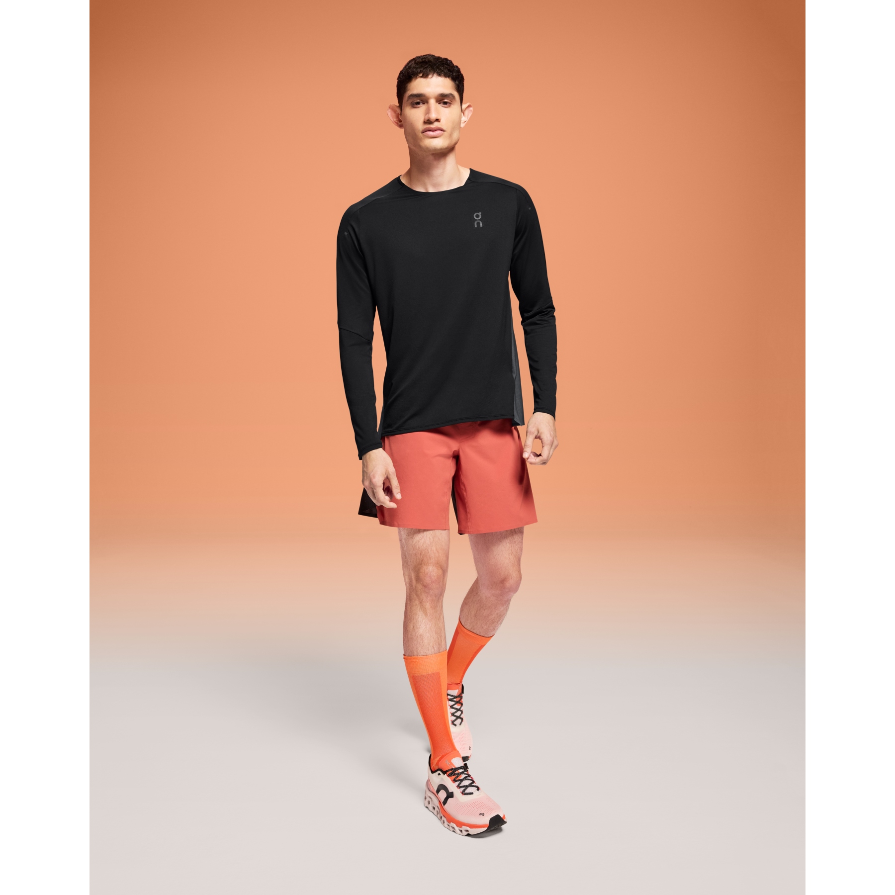 On Performance Long-T Running Shirt Men - Black | Eclipse