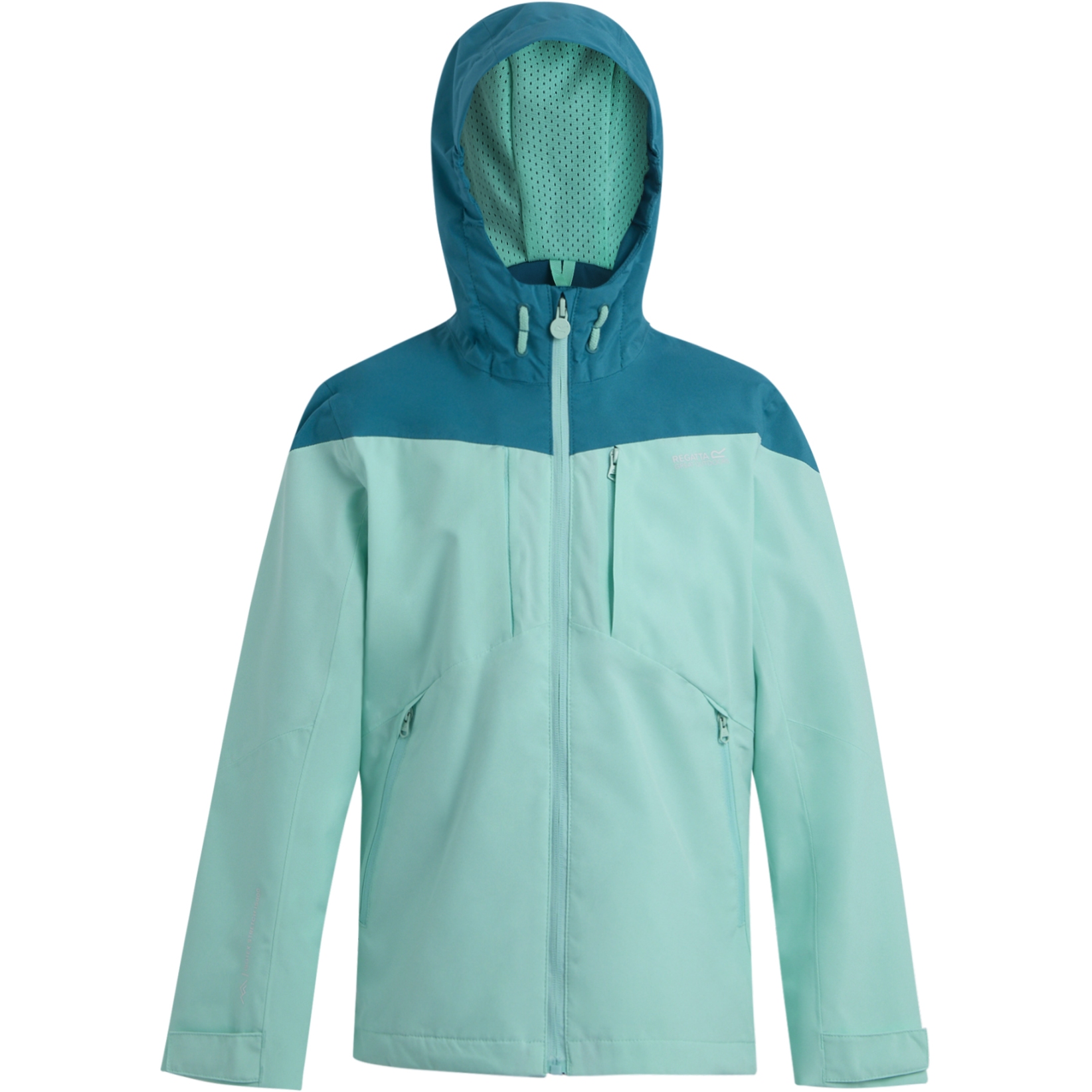 Picture of Regatta Highton Stretch VI Jacket Kids - Aruba Blue/Exotic Plume G7A