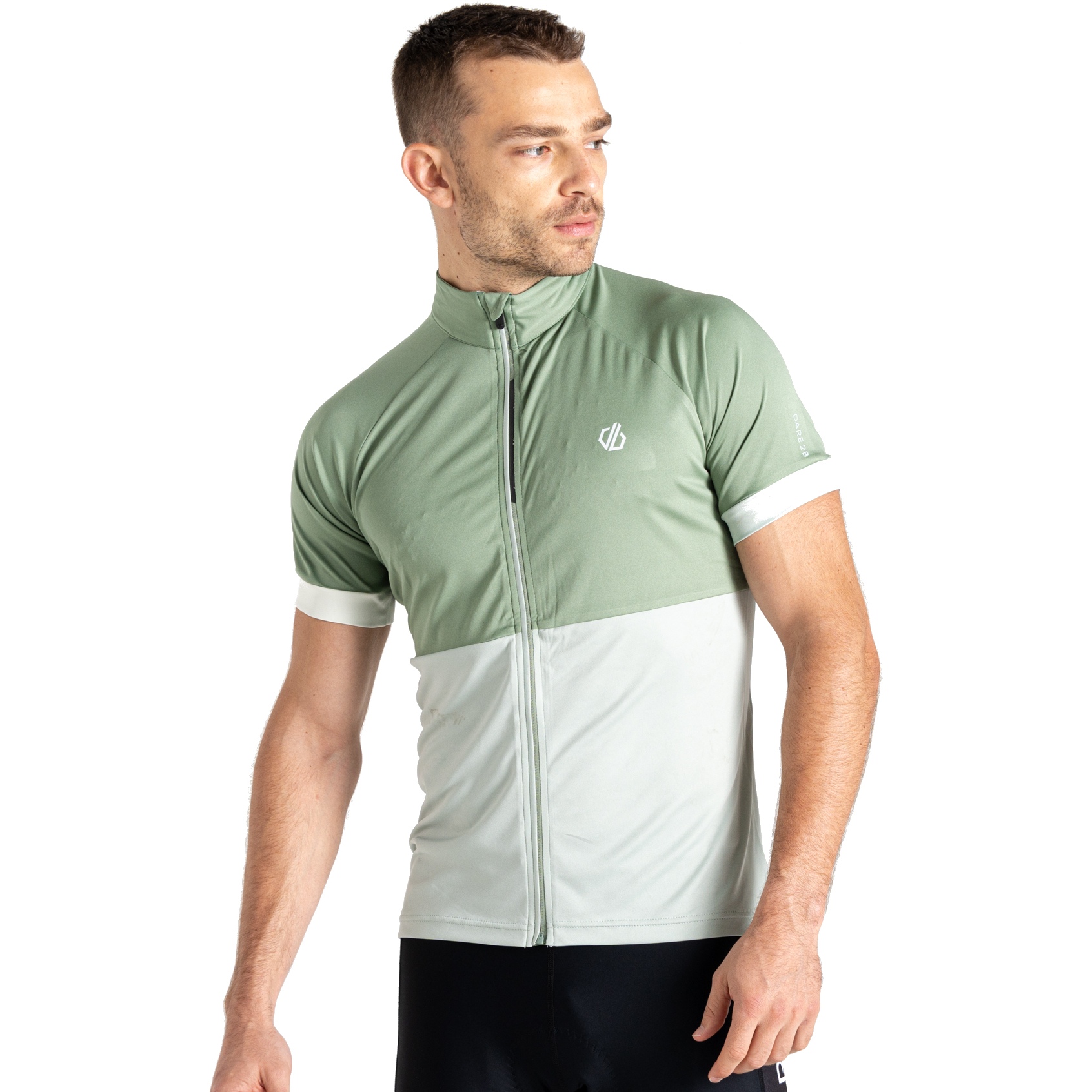 Photo produit de Dare 2b Maillot Homme - Protraction III - W2C Hedge Green / Aqua Grey