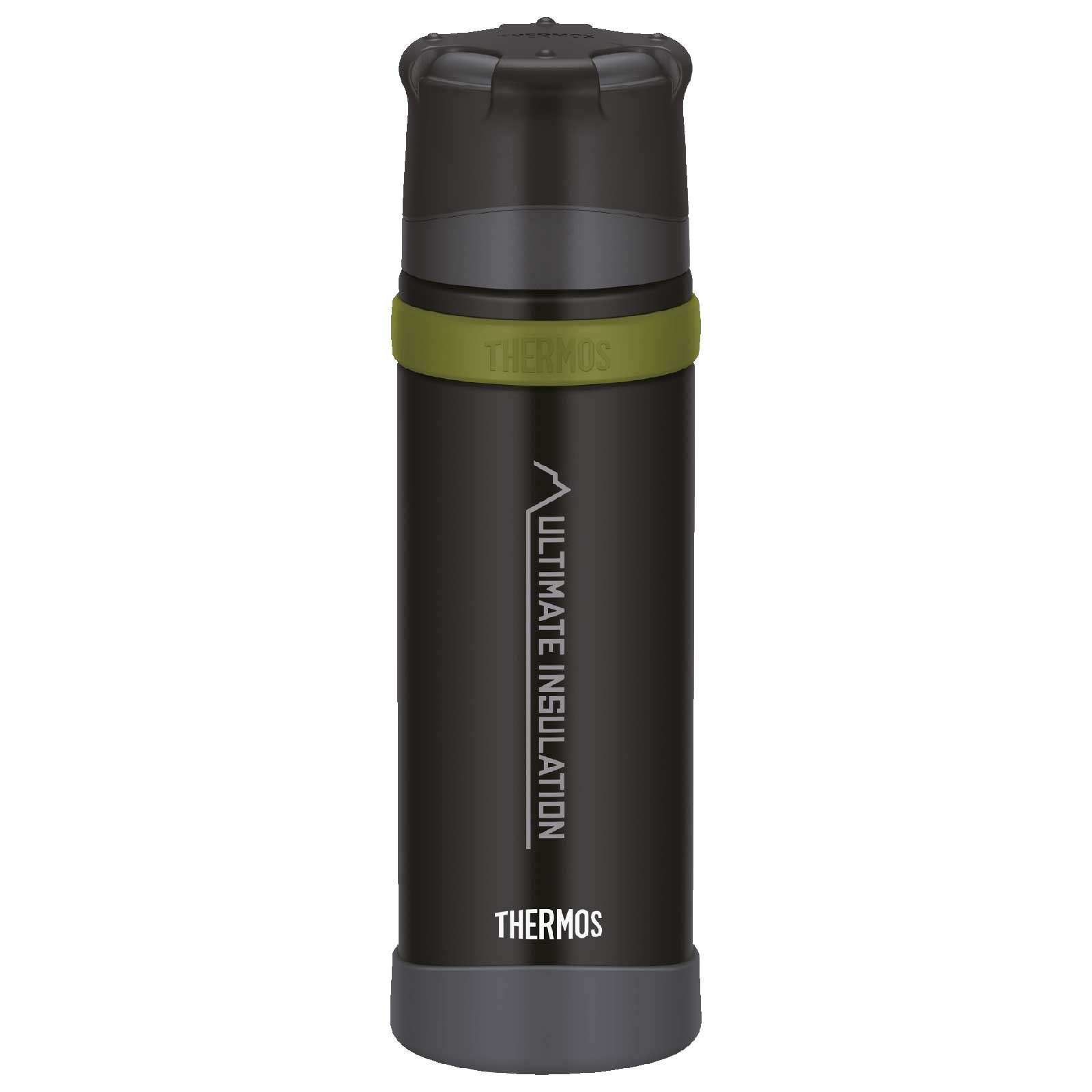 Productfoto van THERMOS® Mountain Beverage Bottle 0.5L - charcoal black mat
