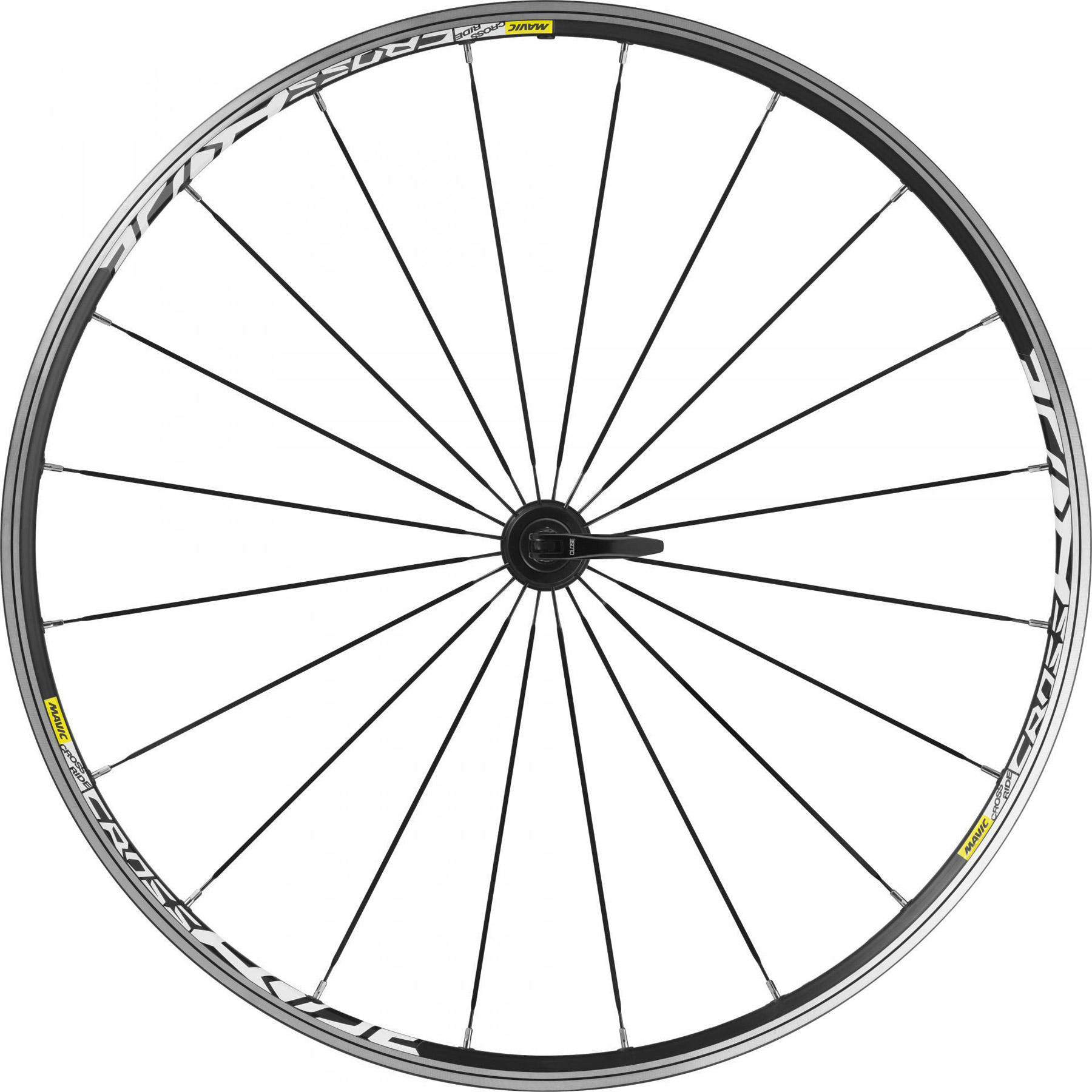 Picture of Mavic Crossride UB Front Wheel - 26&quot; | Aluminum | Clincher | QR 100 - black