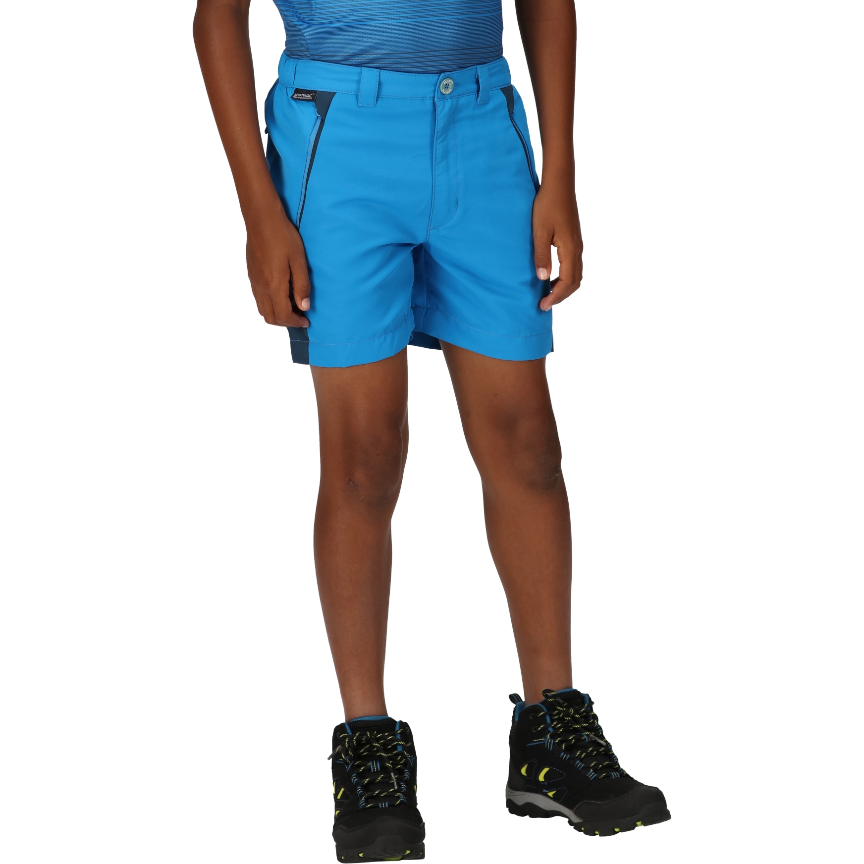 Productfoto van Regatta Sorcer Mountain Shorts III Kinderen - Indigo Blue/Blue Wing DHE