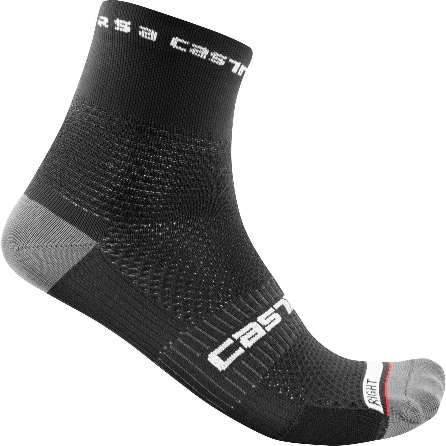 Image of Castelli Rosso Corsa Pro 9 Socks - black 010